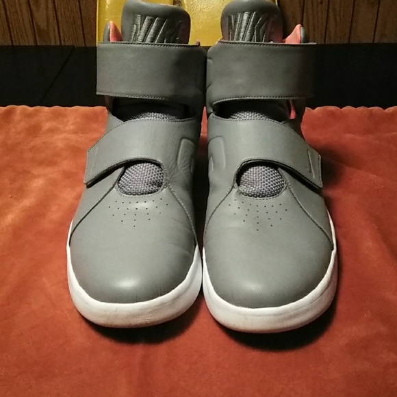 grey high top nikes